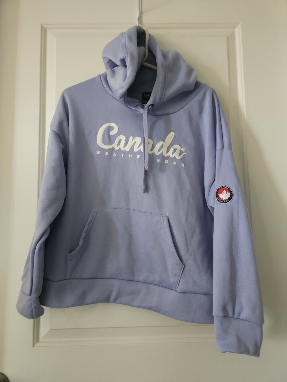 Canada Weather Gear Women's Lilac Hoodie Sweatshirt XL